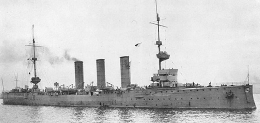 Германский крейсер Аугсбург