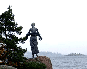 Город Котка. Памятник российским морякам Памятник российским морякам, погибших в Роченсальмских сражениях 1789 и 1790 гг.