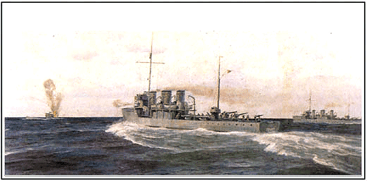 Потопление английской подводной лодки L-55