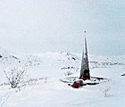 Памятник десантникам на мысе Пикшуев