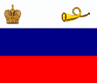 Флаг РОПиТ. Утвержден в 1898 году.