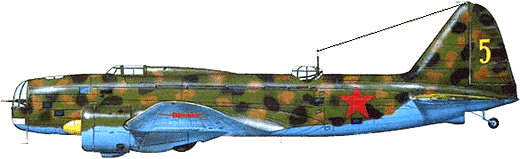 Дальний бомбардировщик ДБ-3 Балтийского флота