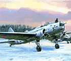 Рисунок бомбардировщика ДБ-3
