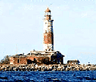 Фотография маяка на острове Сухо