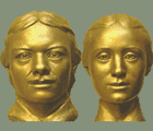 Реконструкция портретов Василия и Татьяны Прончищевых